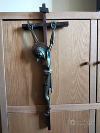 Crocifisso in legno Vintage 