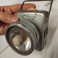 VECCHIA TORCIA PILA LAMPADA D'EMERGENZA VINTAGE 