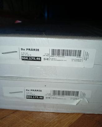4 pacchi Laminato IKEA PRÄRIE Rovere Grigio 9mq