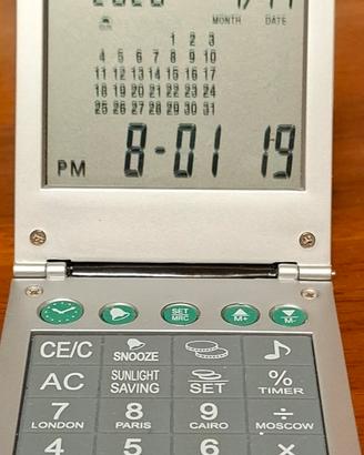 Infodex Calendario, calcolatrice, orologio