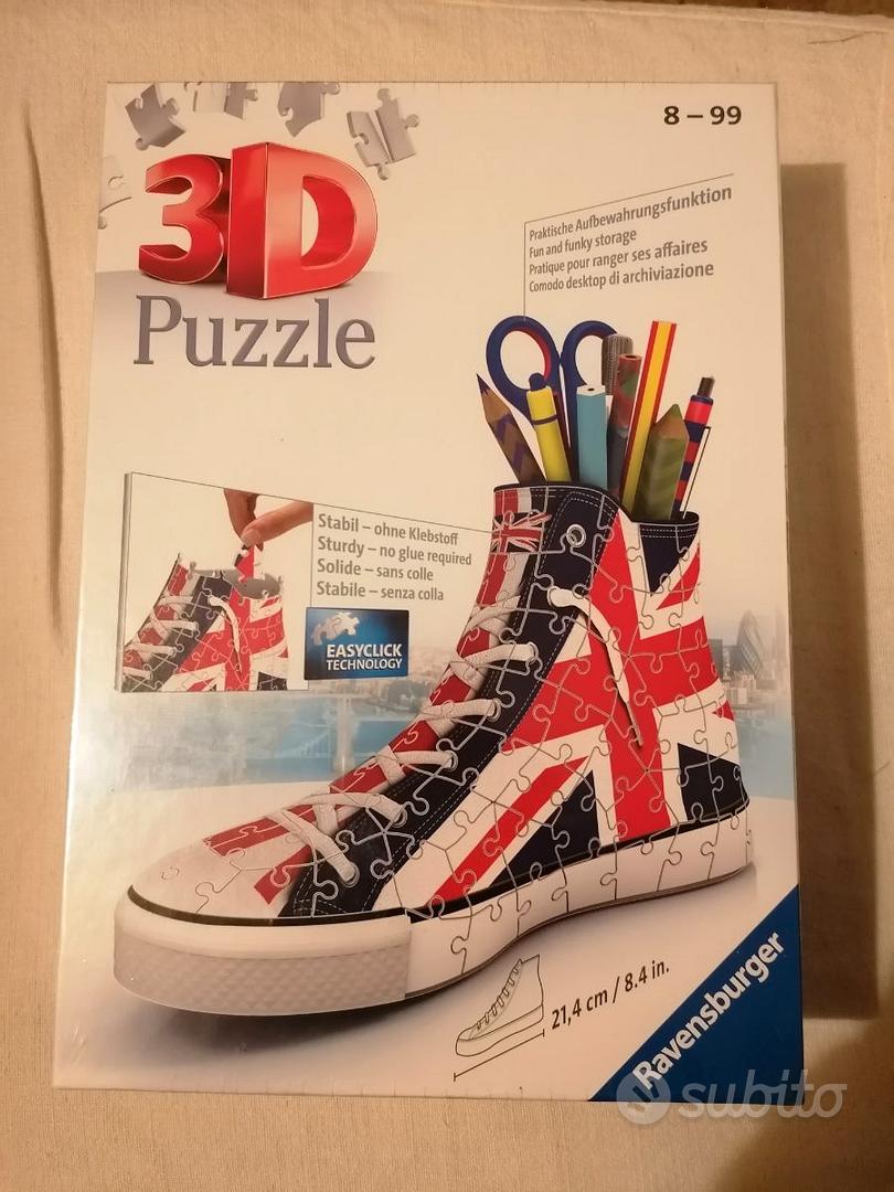 Puzzle 3D portapenne sneakers USA, Rovensburger - Tutto per i bambini In  vendita a Bologna