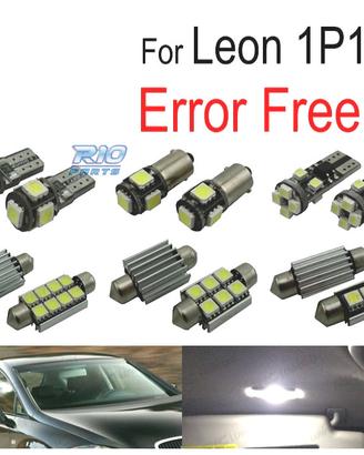 KIT 13 LAMPADE LED INTERNE PER SEAT LEON MK2 1 P 1