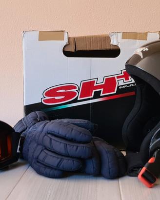 Casco, maschera e guanti da sci per bimbo/a 5/8 an