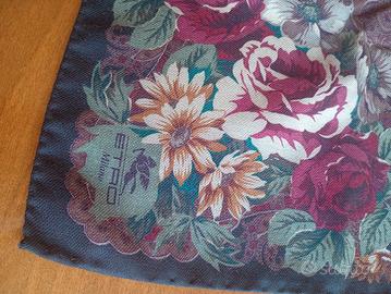 grande foulard vintage Etro Milano
