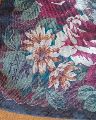 grande foulard vintage Etro Milano