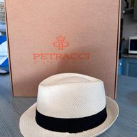 Cappello da uomo tipo Panama 100% paglia naturale