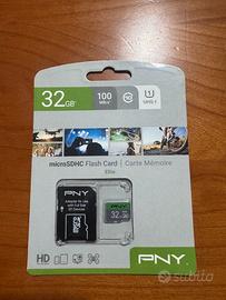 Scheda Memoria MicroSDHC PNY Elite 32GB