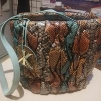 borsa donna in pelle animalier di Kontessa