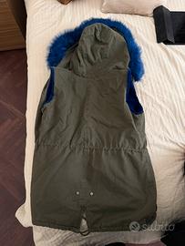 Giubotto smanicato verde militare