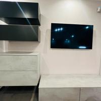 Parete Attrezzata sospesa soggiorno