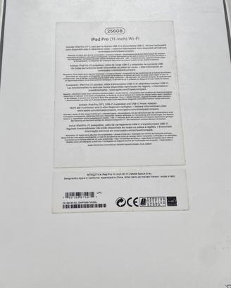 iPad pro 2019 11'' 256 gb Space Gray