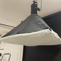 Softbox 100x100 cm attacco Bowens vintage