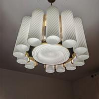 lampadario cilindri  murano anni 70 