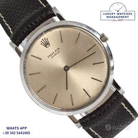 ROLEX Cellini 9576 Ultra-Thin Silver dial gold 