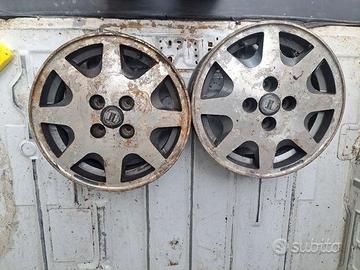 COPPIA CERCHI IN LEGA LANCIA 6X14