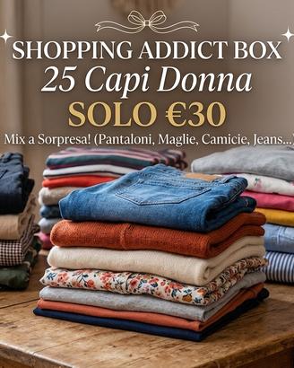 Box abbigliamento donna 25 capi XS-M
