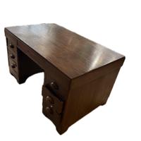 Scrivania stile coloniale in legno massiccio