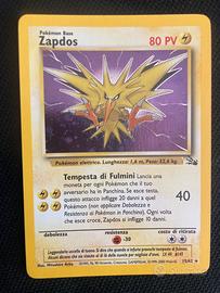 Carta da collezione Pokemon Zapdos