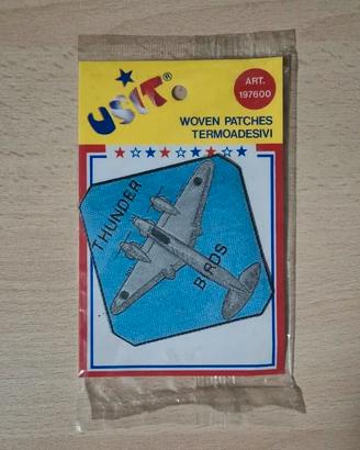 Patch toppa ricamata termoadesiva thunder birds