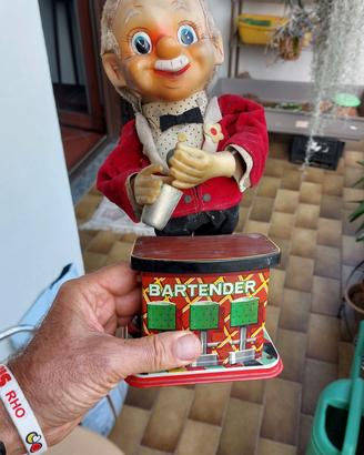 giocattolo barman latta japponese BARTENDER
