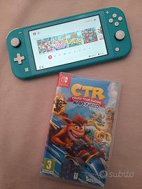 Nintendo switch lite + crash