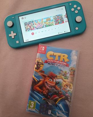 Nintendo switch lite + crash
