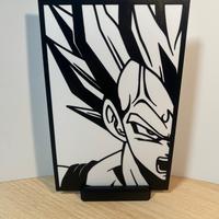 Quadretto Dragon Ball - Vegeta Super Sayan