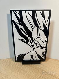 Quadretto Dragon Ball - Vegeta Super Sayan