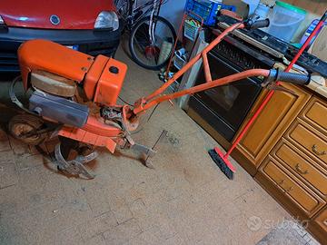 Motozappa MPM 7cv funzionante con zappe e vomero