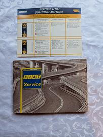Libretto Fiat Service Rete Assistenziale 1984