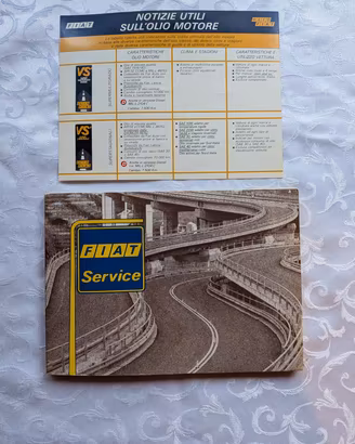 Libretto Fiat Service Rete Assistenziale 1984