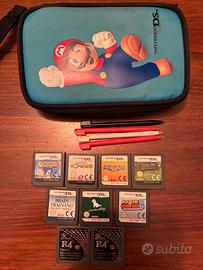 Giochi nintendo + custodia