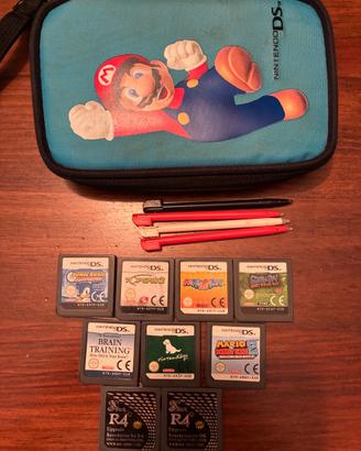 Giochi nintendo + custodia