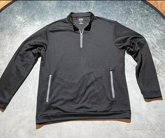 Adidas Golf Climalite felpa uomo M nera mezza zip