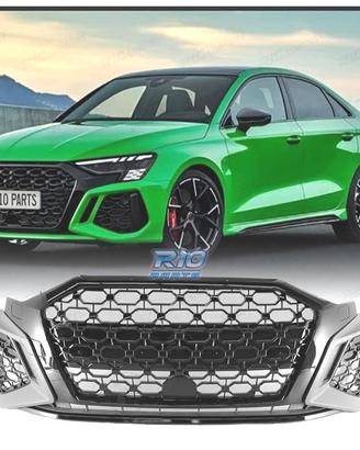 PARAURTI ANTERIORE PER AUDI A3 21- LOOK RS3