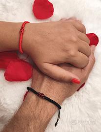 Coppia Braccialetti Filo Rosso "Japanese Legend"