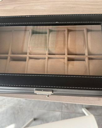 Porta Orologi a 12 Posti, Scatola Portaorologi a 2