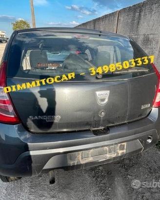 Ricambi Dacia Sandero 2009 Portellone completo
