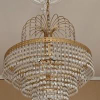 Lampadario con abat jour