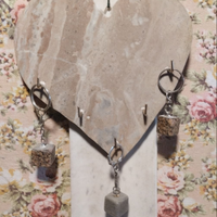 portachiavi muro forma cuore marmo breccia aurora