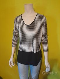 Maglia grigio/blu - Zara - tg.M (935e)