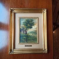Vincenzo V Napoleone paesaggio con albero olio