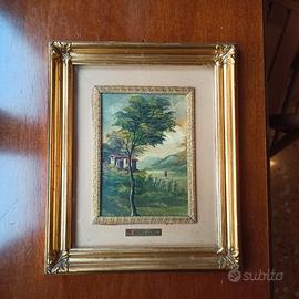 Vincenzo V Napoleone paesaggio con albero olio