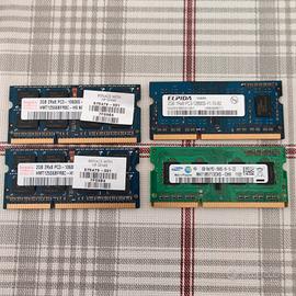 4 Ram usate da 2gb cad.