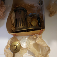 Antico inalatore a vapore in ottone