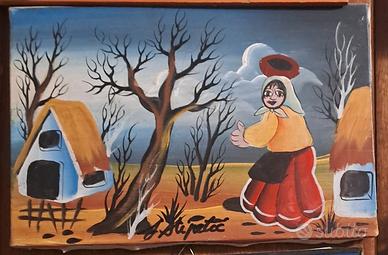 quadro Naif, pittrice croata Stipetic Jasminka