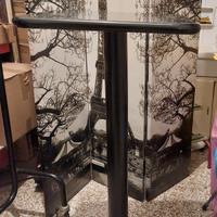 TAVOLINO DA BAR ALTO  colore nero