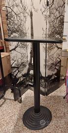 TAVOLINO DA BAR ALTO  colore nero