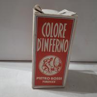 Scatola vintage tintura Colore d'inferno Pietro Ro