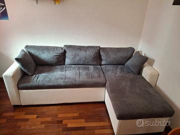 Divano letto, tavolo, armadio